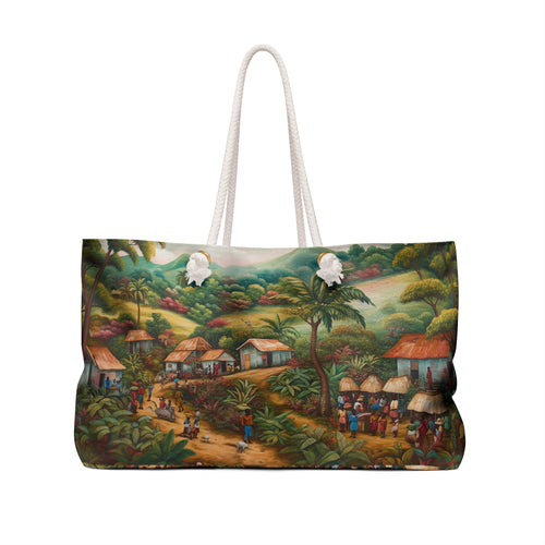 Haiti Lakay Weekender Bag — Haitian Countryside