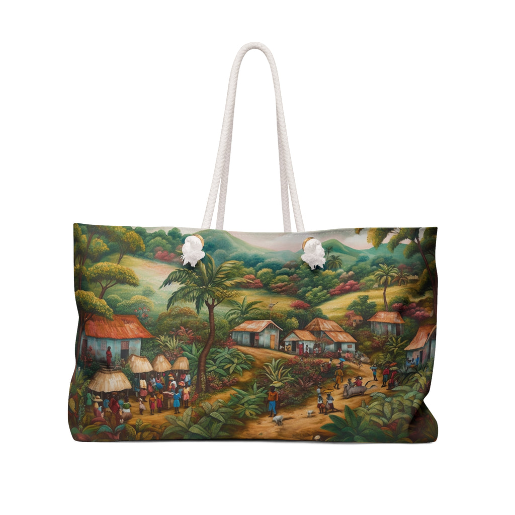 Haiti Lakay Weekender Bag — Haitian Countryside