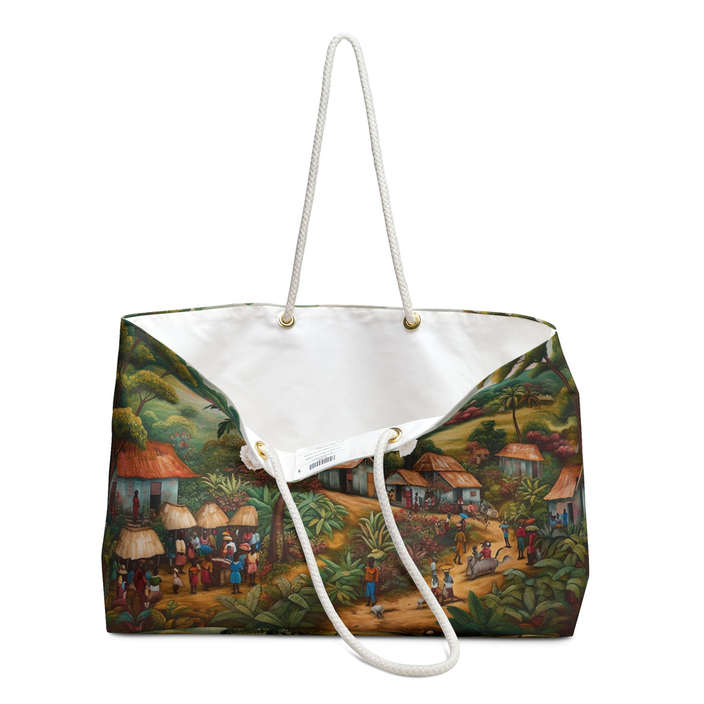 Haiti Lakay Weekender Bag — Haitian Countryside
